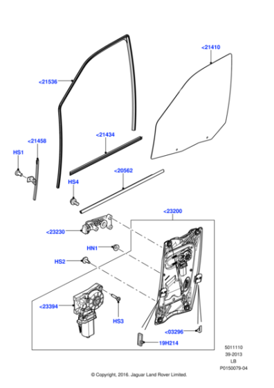 CFE500260 - Land Rover Run - Door Glass