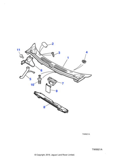 JHG10616F - Jaguar Paint clearing screw