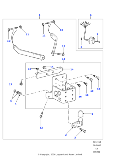 Towing System - Multi-Height Tow Bar, 110 and 130 HCPU