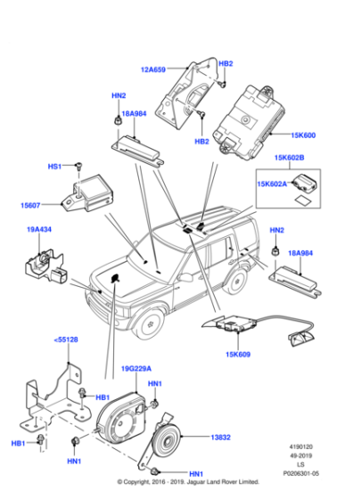 LAND ROVER キーレスエントリー LR071386 LR071386 - Land Rover Module | Jaguar Land Rover Classic Parts