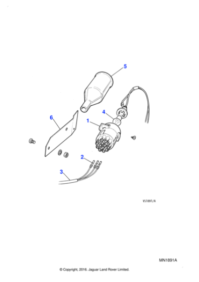 DAC26632 - Jaguar Fibre optic strand