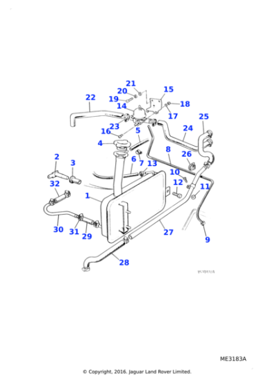 C43999 - Jaguar Hose