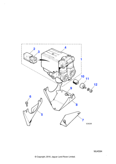 CAC8278 - Jaguar Retaining clip