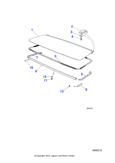 BCC6408 - Jaguar Seal retainer