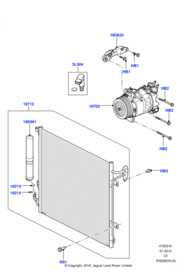 LR058017 - Land Rover Kit - Compressor