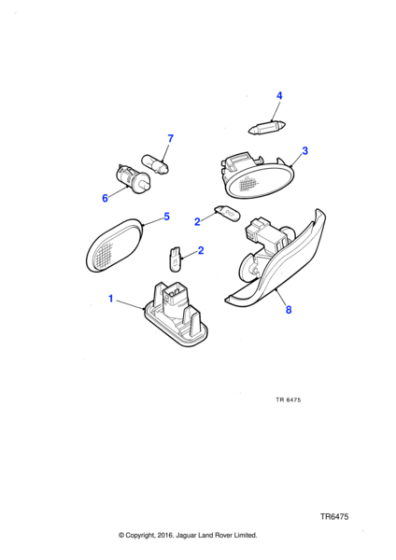 LJA5370AB - Jaguar Puddle lamp