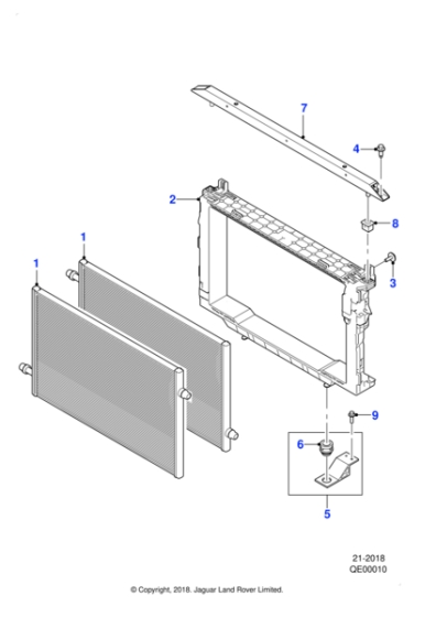 T4K11440 - Jaguar Support bracket