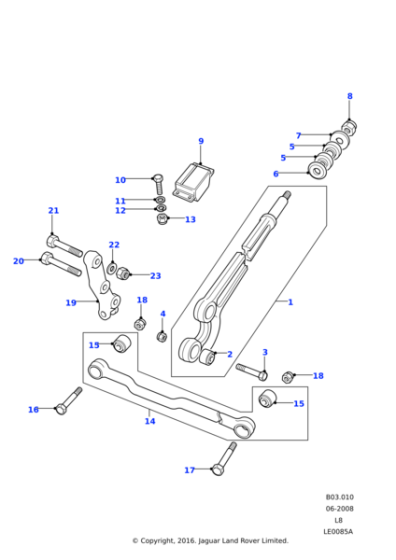 RYF500260 - Land Rover Washer-Plain