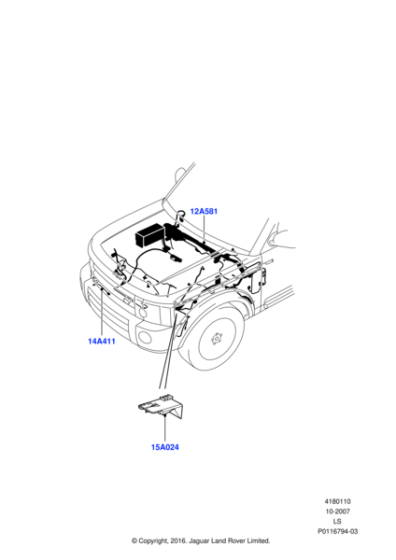 YQU500560 - Land Rover Bracket