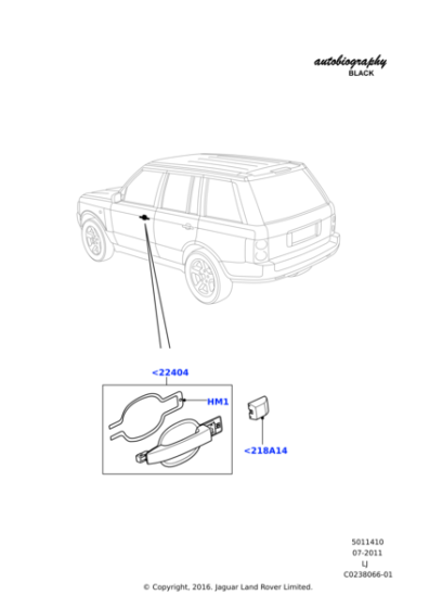LR021842 - Land Rover Cap - Door Locking Mechanism