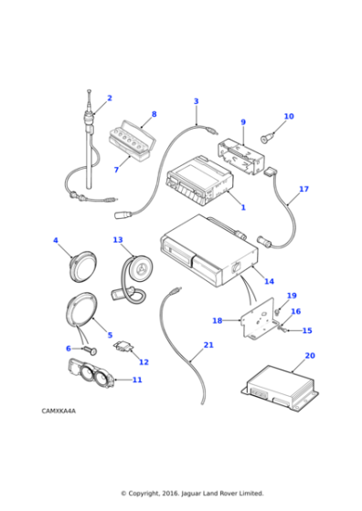 AMR4831L - Land Rover Link-compact disc automatic changer