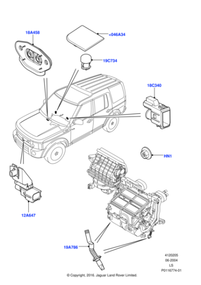 FBV500022PVJ - Land Rover Cover