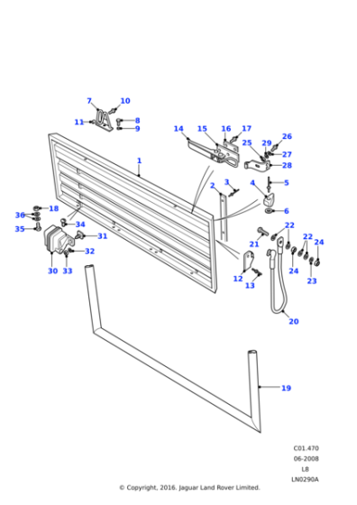 BHU710040 - Land Rover Bracket