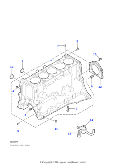 12H4636L - Land Rover Dowel-ring