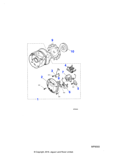 AAU4488 - Jaguar End cover