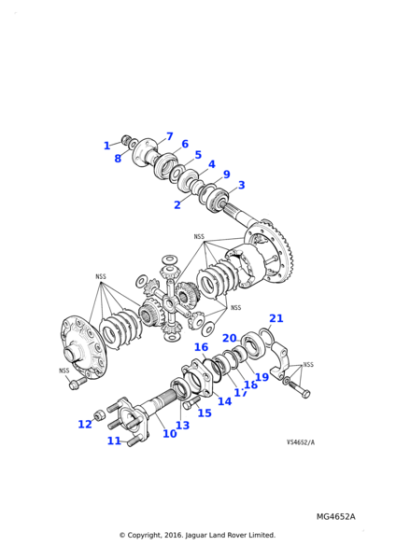 JLM11527 - Jaguar Ball bearing