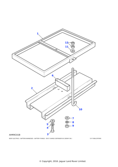 STC307 - Land Rover J bolt-fixing battery