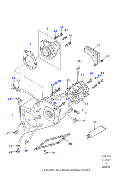 FB110096M - Land Rover Bolt