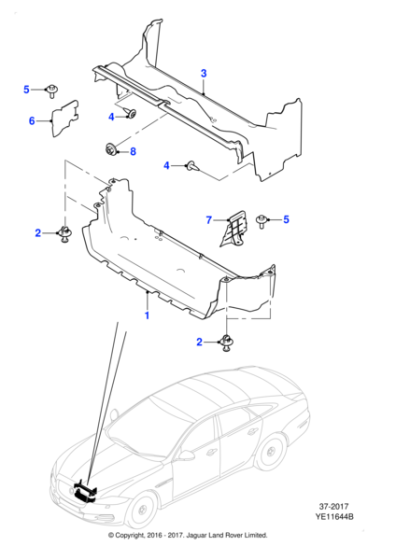 C2D33745 - Jaguar Deflector shield