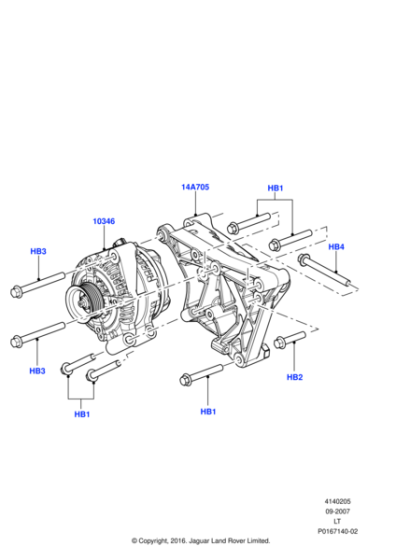 FB110206 - Land Rover Bolt-flanged head