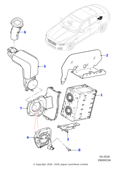 T4N25166 - Jaguar Information and entertainment module