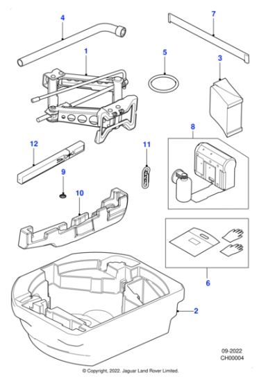 T2R68896 - Jaguar Toolcase tray