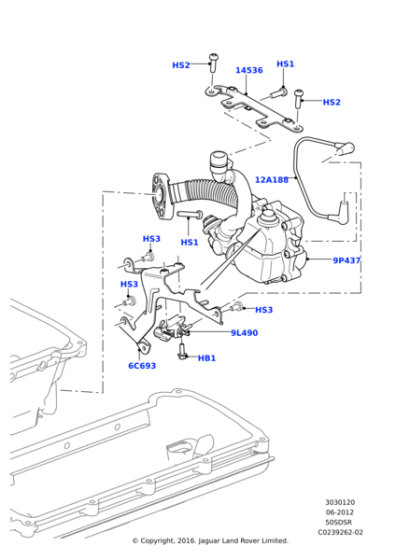 LR078817 - Land Rover Bracket