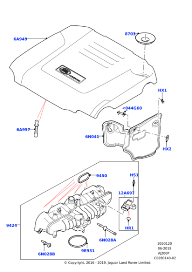 LR100360 - Land Rover Insulator