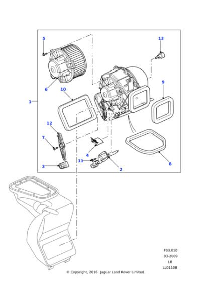 JGM500020 - Land Rover Resistor