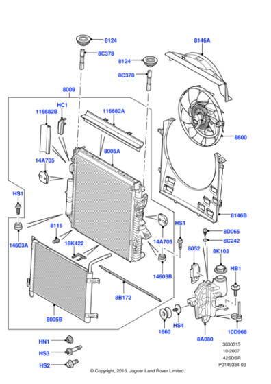 PCC500680 - Land Rover Radiator