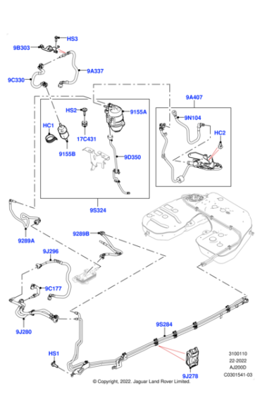 LR125292 - Land Rover Filter