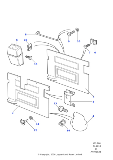 73037 - Land Rover Clip