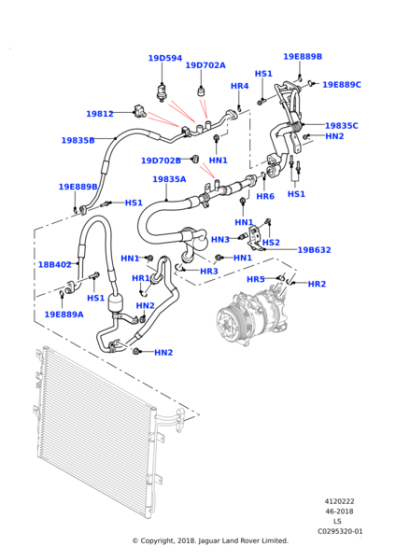 LR092607 - Land Rover Ring - Sealing