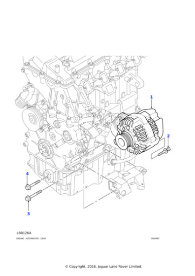 YLE102500L - Land Rover Alternator
