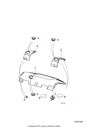 C2S29591AGD - Jaguar Bezel