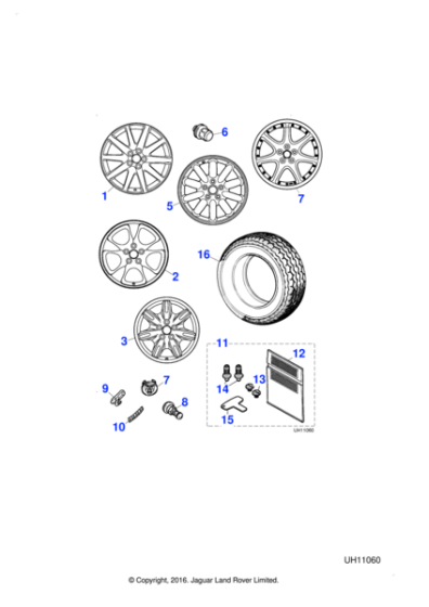 XR817192 - Jaguar Road wheel badge