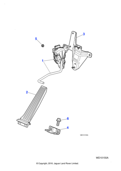 XR82713 - Jaguar Flanged nut