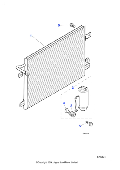 MNC7412AB - Jaguar Receiver drier