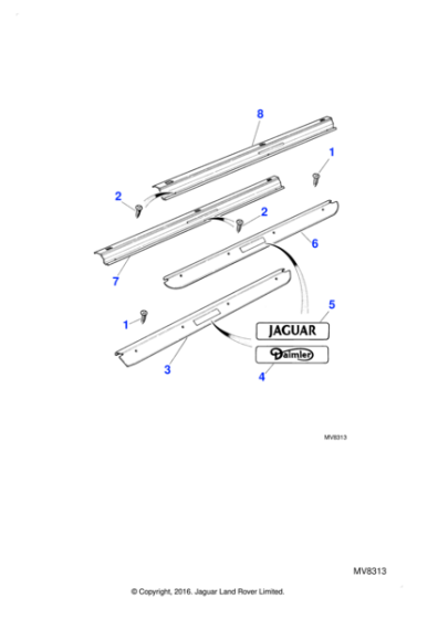 BBC7213 - Jaguar Treadplate