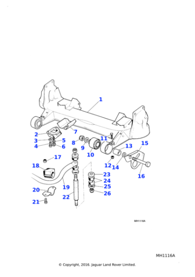 C11045 - Jaguar Washer retention pad