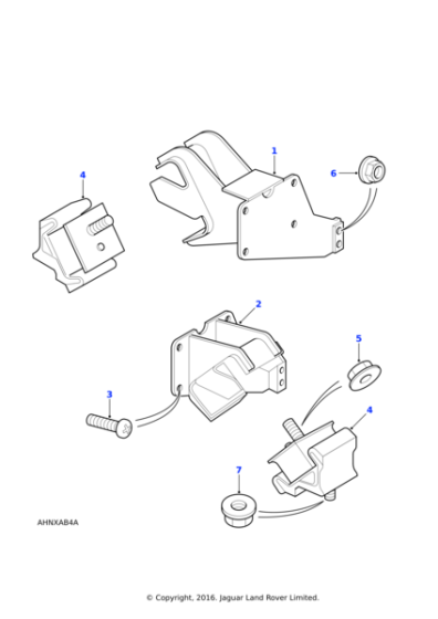 ANR2868 - Land Rover Bracket-engine mounting