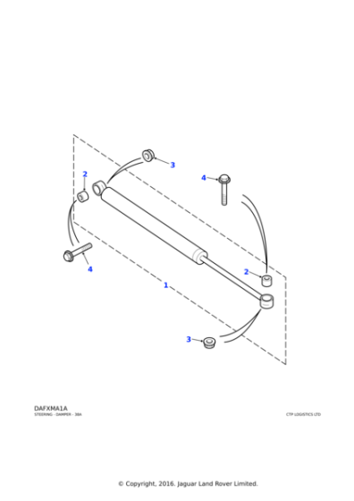 ANR2640 - Land Rover Damper assembly-steering