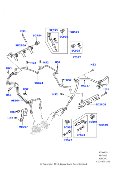 LR037089 - Land Rover Kit - Injector Refit