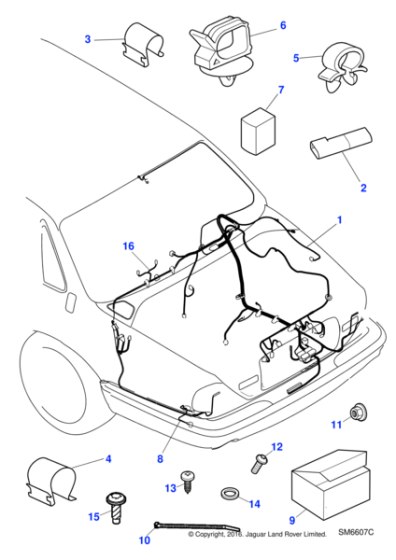 BD26562 - Jaguar Pipe clip