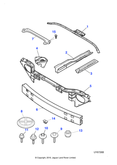 XR853088 - Jaguar Crossmember