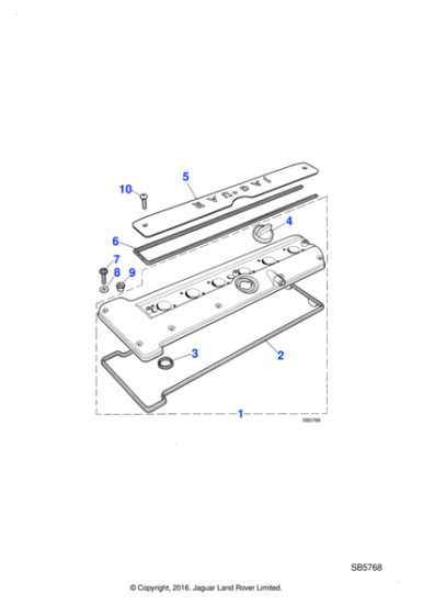 NBC2570EB - Jaguar On plug coil cover