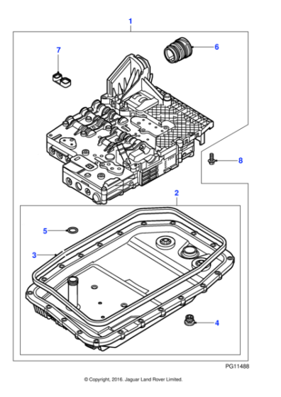C2C38963 - Jaguar Sump pan