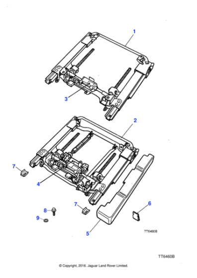 JZS100041 - Jaguar Torx flange head screw