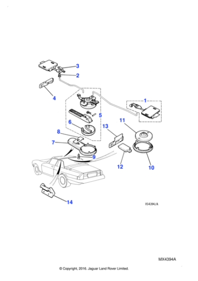 AC610041J - Jaguar Self tapping screw