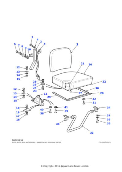 346804 - Land Rover Clamp-bar